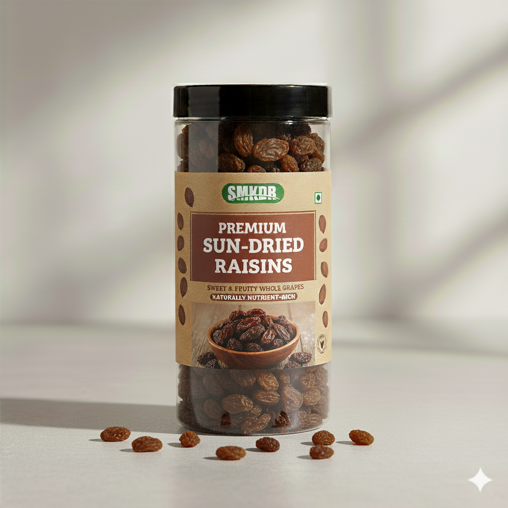 SMKDR Premium Sun-Dried Raisins – Naturally Sweet, Nutrient-Dense Kismis You Can Rely On.