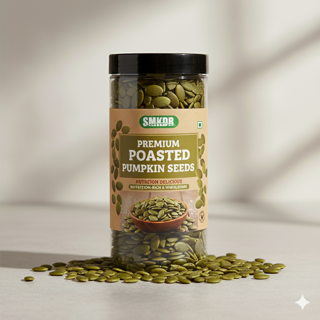 Discover SMKDR’s Premium Roasted Pumpkin Seeds - Bold Taste, Real Benefits.