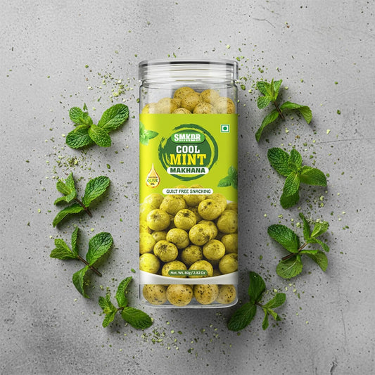 Refresh Your Cravings: SMKDR Cool Mint Makhana with a Chill Makhana Flavor Twist
